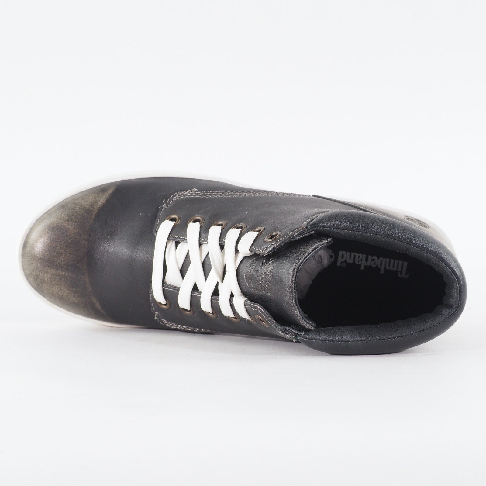 Womens Timberland Glastenbury Chukka A13FZ Weathered Black Lace Up Casual Shoes