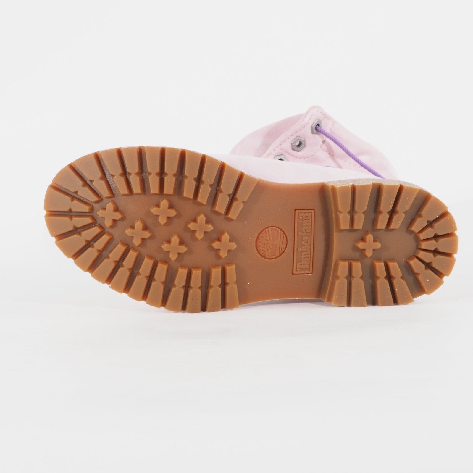 Womens Timberland Roll Top Nubuck A27MC Pink Leather Lace Casual Walking Boots