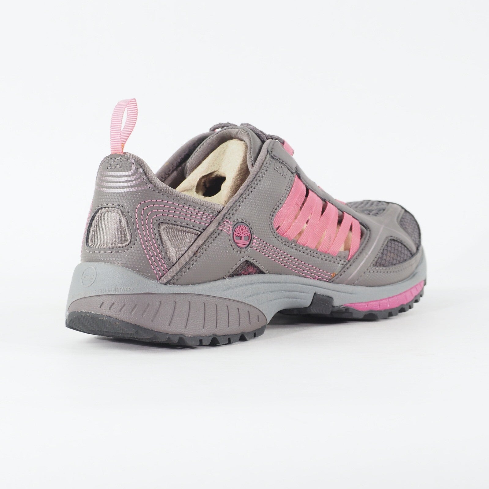 Womens Timberland All Mountain Inferno Run Off 88636 Grey Mesh Lace Up Trainers