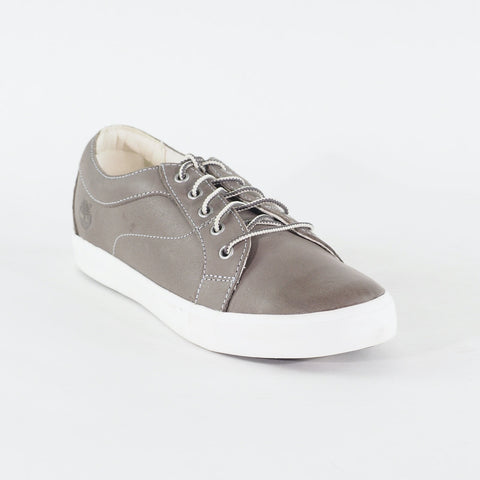 Womens Timberland Brattleboro A15ST Medium Grey Leather Low Lace Up Casual Shoes