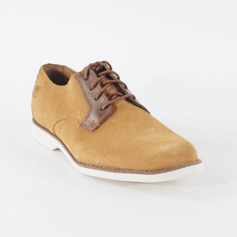 Mens Timberland Stormbuck Lite A19CY Medium Brown Leather Lace Up Formal Shoes