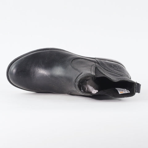 Womens Timberland EK Savin Hill 8669A Black Leather Pull On Casual Chelsea Boots