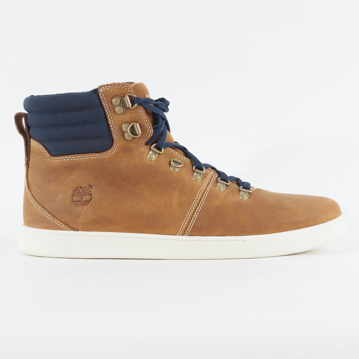 Mens Timberland EK Madbury Alpine 6749A Light Brown Leather Lace Up Casual Boots