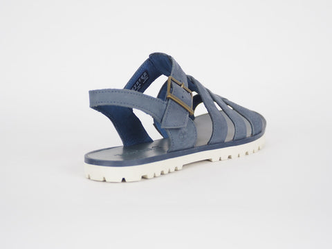 Womens Timberland Knowlwood A146Y Blue T Bar Casual Summer Strappy Sandals
