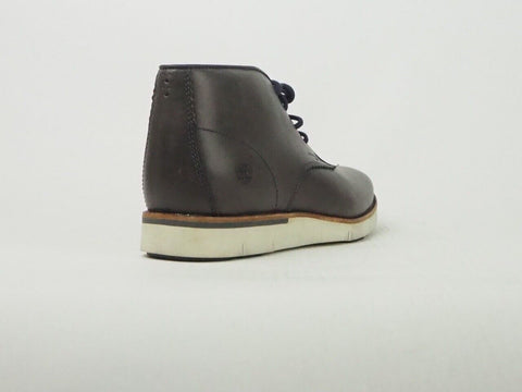 Mens Timberland A174H Preston Hills Chukka Blue Leather Lace Up Low Boots