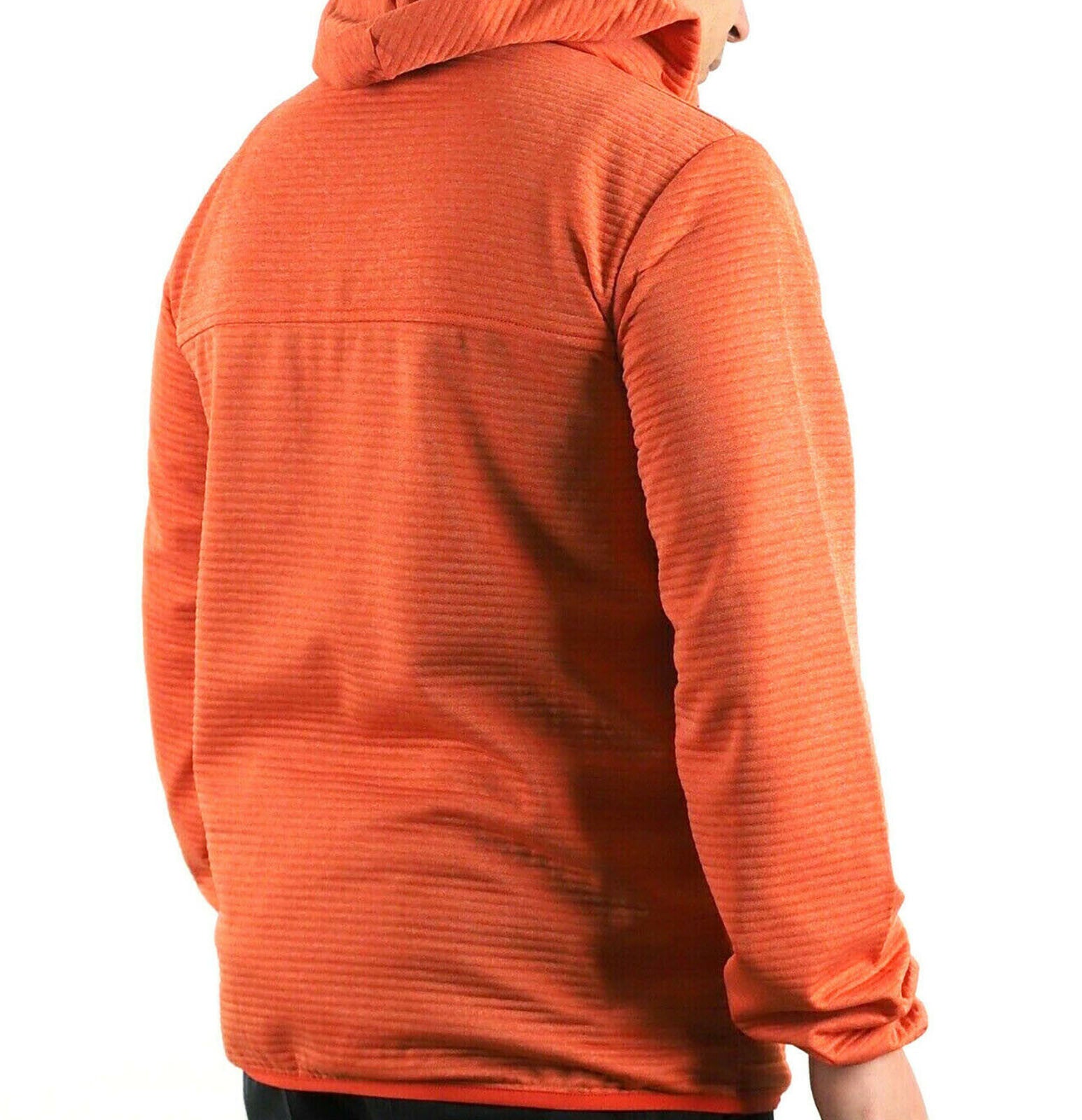 Mens Jack Wolfskin Tongari Nanuk 1803432Half Zip Orange Warm Hoddie