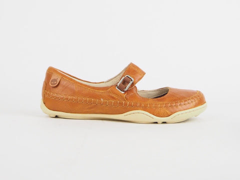 Womens Timberland Bayden MJ 42624W Tan Leather Ladies Flat Sandals
