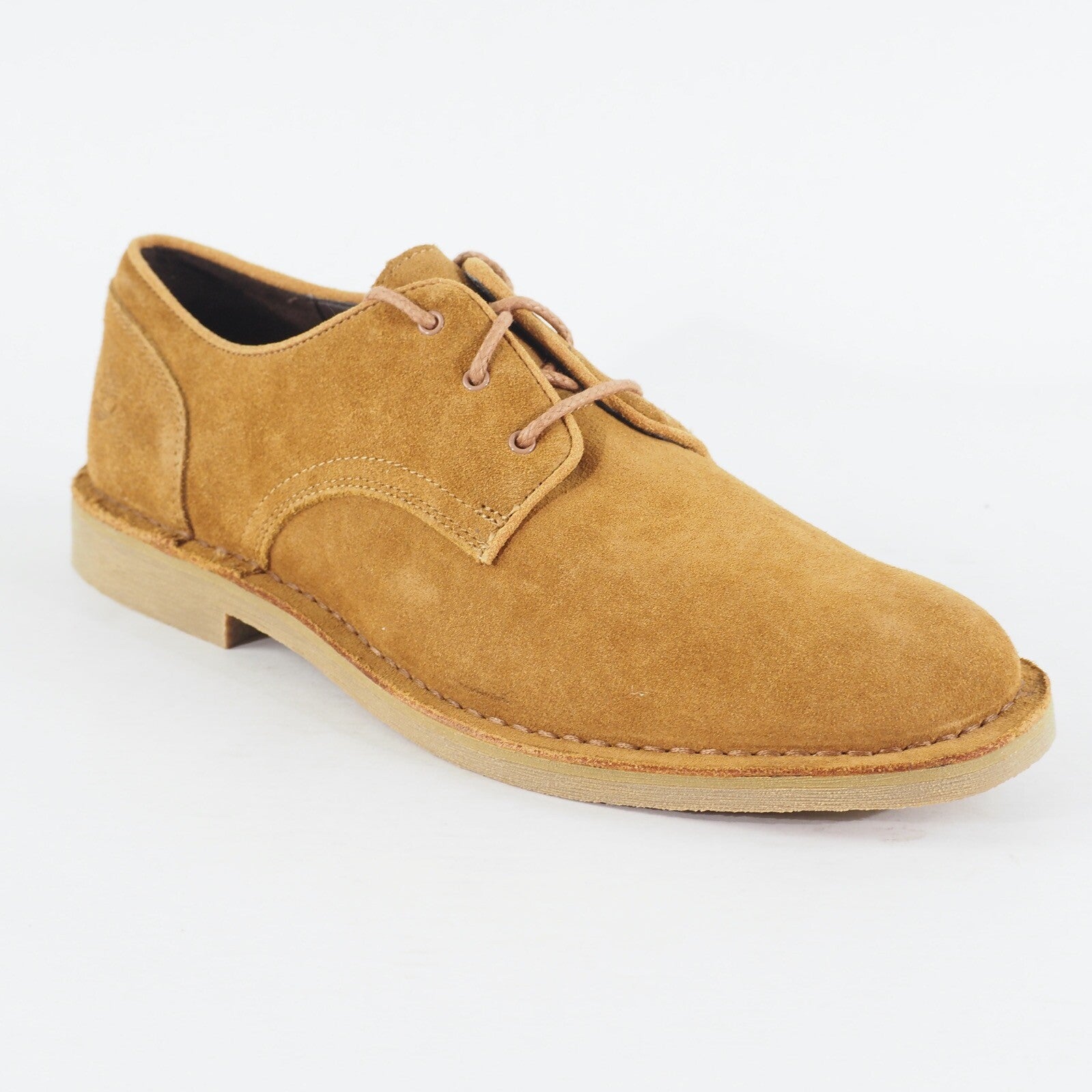Mens Timberland EK Brasstown Ox 9210B Medium Rust Leather Lace Up Formal Shoes