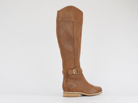 Womens Timberland Rangeley 3555R Bown Leather Zip Up Casual Winter Tall Boots