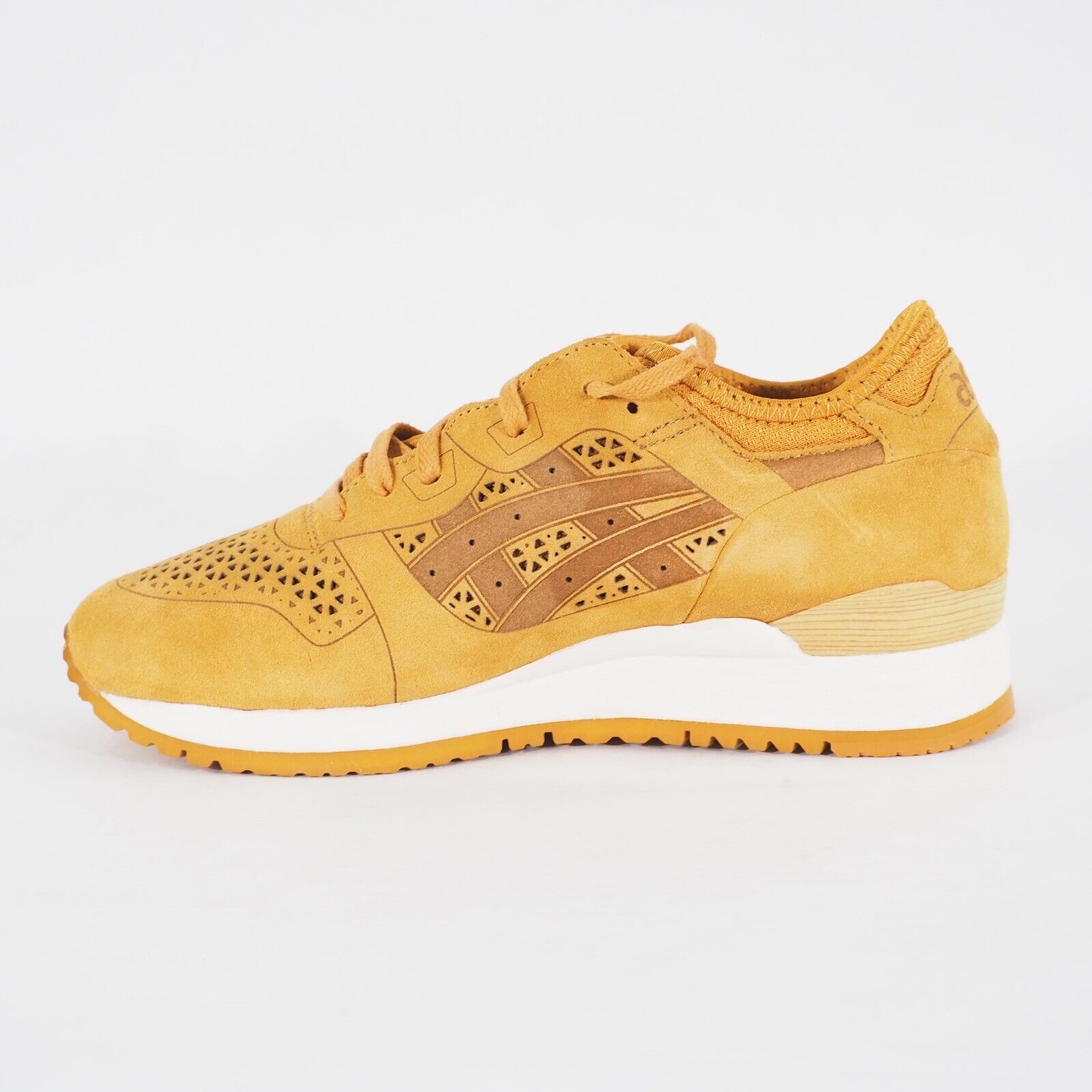 Womens Asics Gel Lyte 3 LC H5E3L Tan Textile Casual Lace Walking Sports Trainers