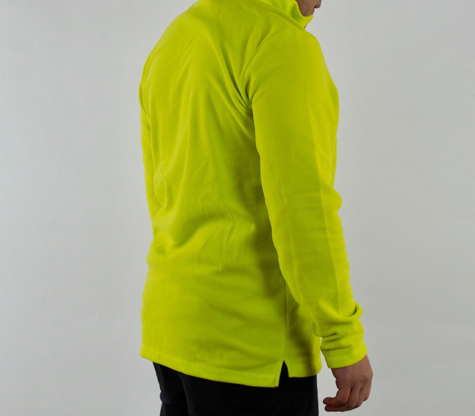 Mens Jack Wolfskin 1704141 Flashing Green Gecko Half Zip Warm Fleece Jumper