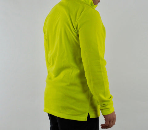 Mens Jack Wolfskin 1704141 Flashing Green Gecko Half Zip Warm Fleece Jumper