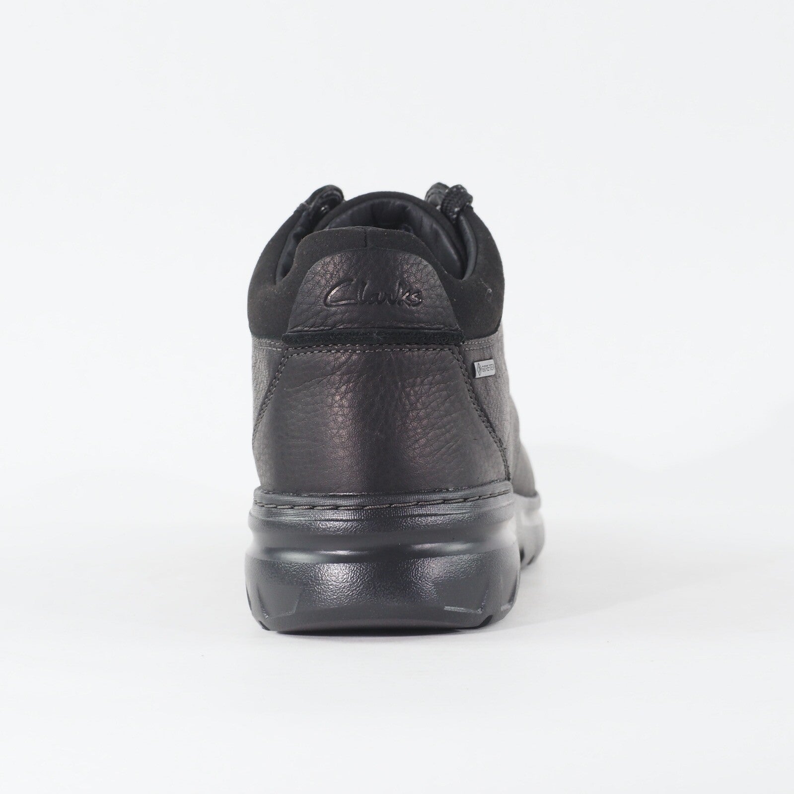 Mens Clarks Rockie Mid Gore Tex 28720 Black Leather Lace Up Casual Shoes