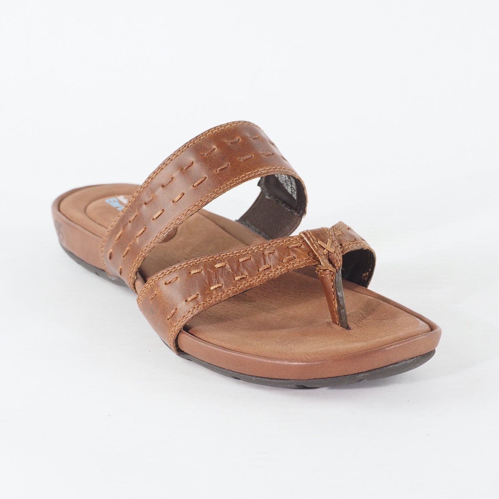 Womens Timberland Pleasant Bay Thong 25633 Medium Brown Leather Casual Sandals