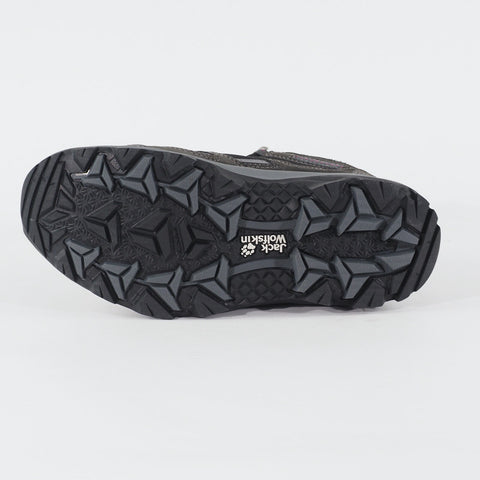 Womens Jack Wolfskin Vojo3 Texapore Grey Leather Hiking Walking Waterproof Boots