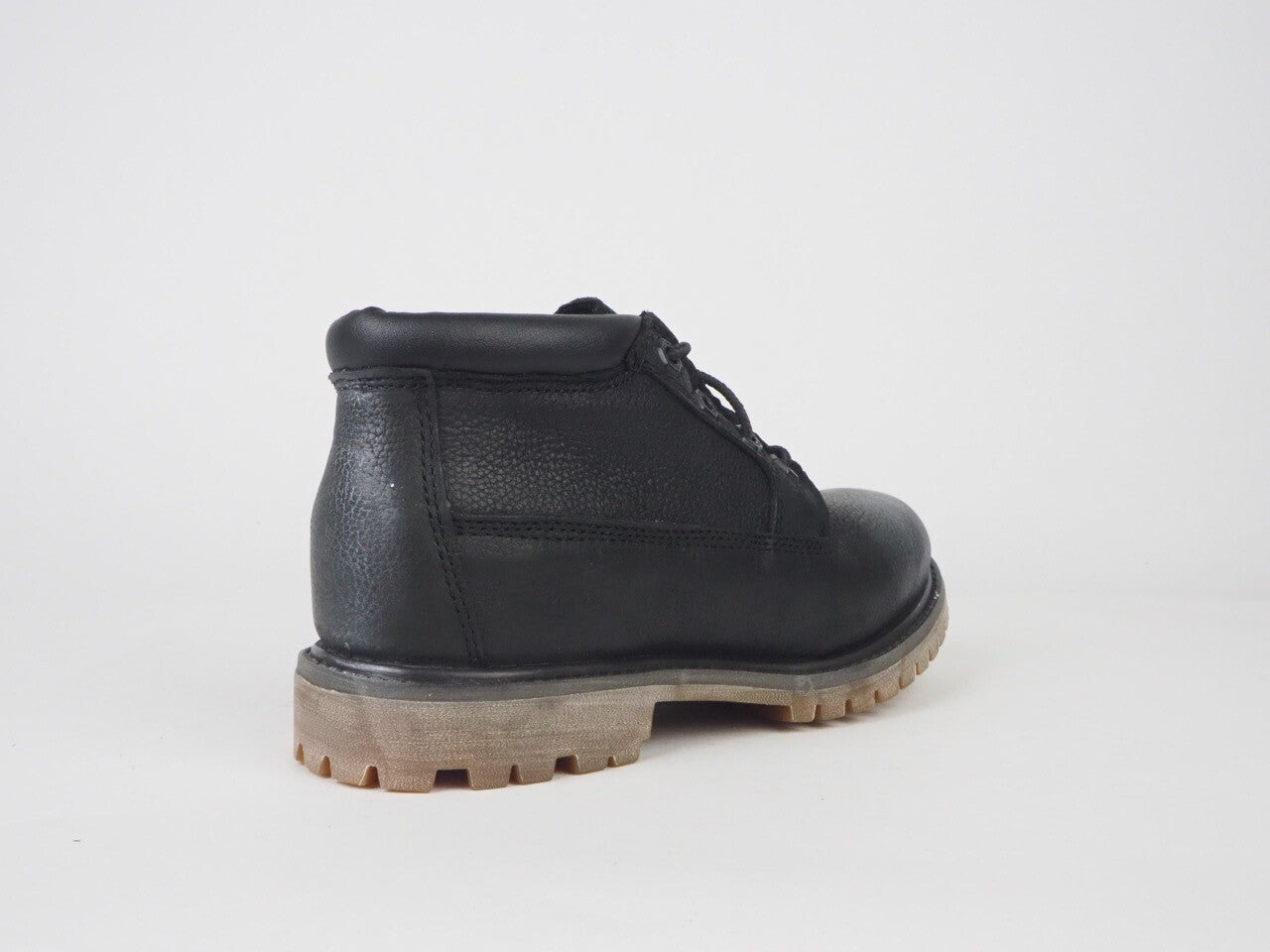 Womens Timberland Nellie Chukka Double Black A12PK Leather Waterproof Boots 