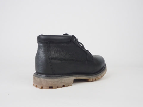 Womens Timberland Nellie Chukka Double Black A12PK Leather Waterproof Boots 