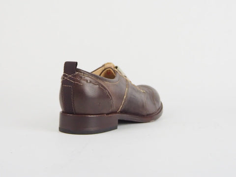 Womens Timberland Handcrafted Lucille Slip Ox 8145R Dark Brown Leather Shoes