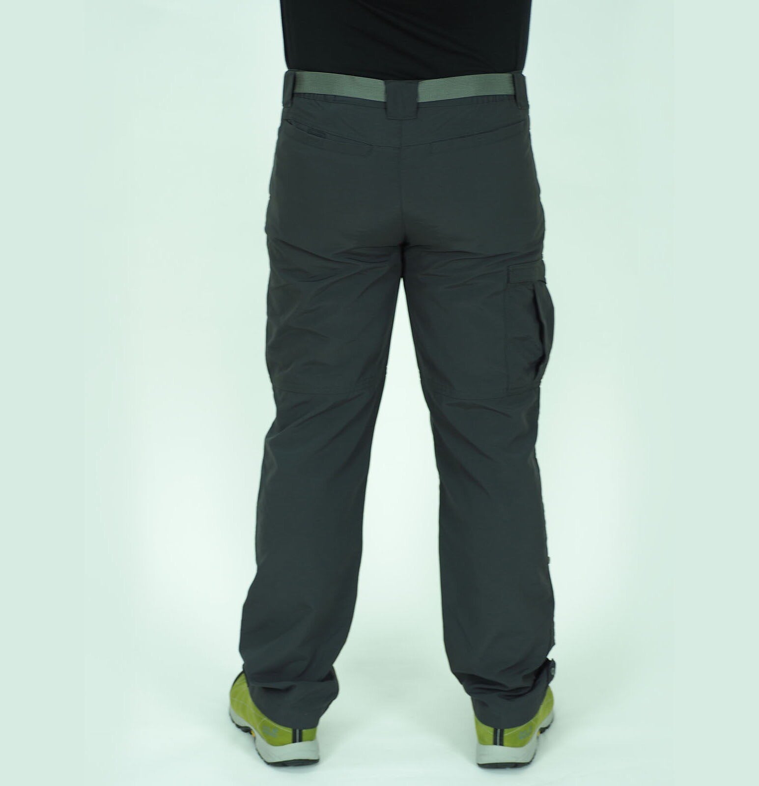 Mens Jack Wolfskin Stromboli Roll Up 5006172 Phantom Comfort Fit Hiking Trousers