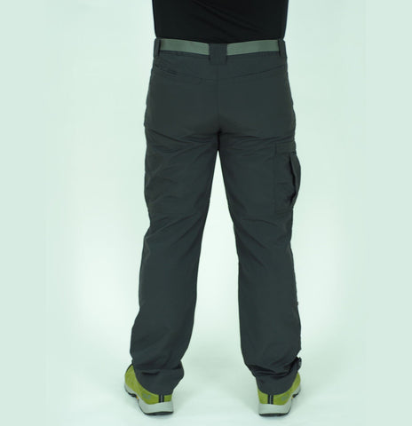 Mens Jack Wolfskin Stromboli Roll Up 5006172 Phantom Comfort Fit Hiking Trousers