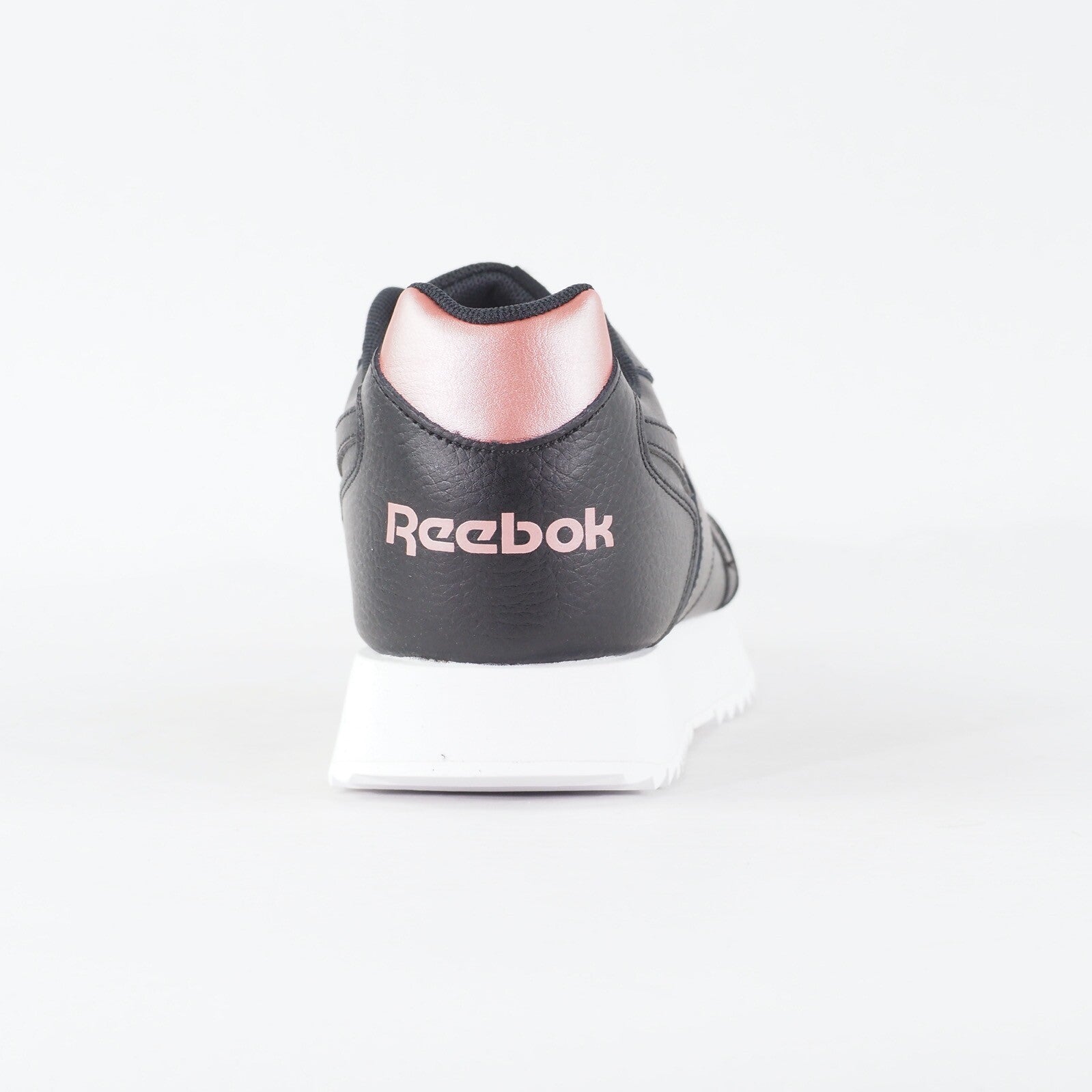 Womens Reebok Glide Ripple Double ID1961 Black Leather Lace Up Casual Trainers