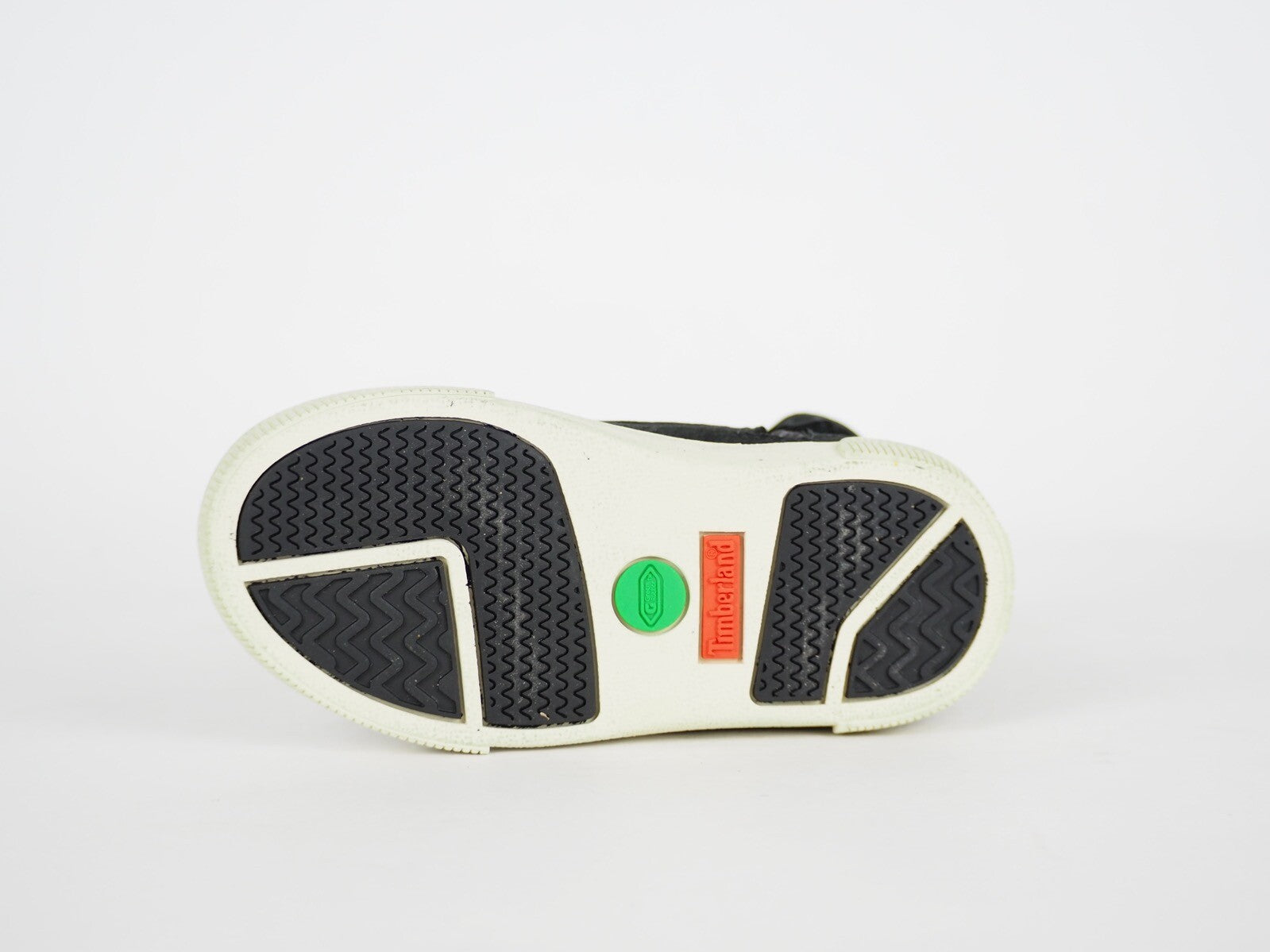 Boys Girls Timberland EK 2.0 6 Inch 1686A Black Leather Laced Zip Up Boots