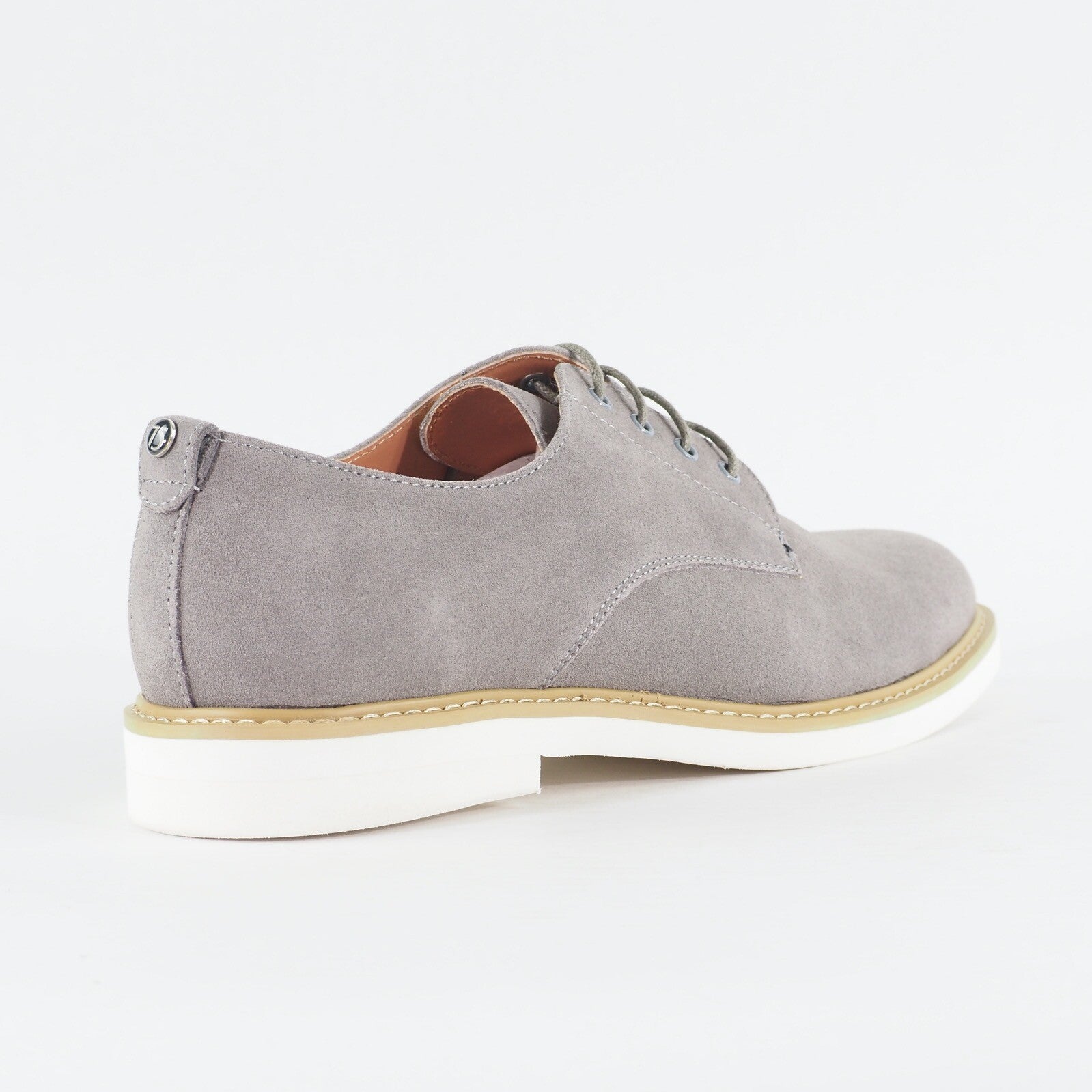 Mens Peter Werth Pegg Derby P1R14020 Medium Grey Suede Lace Up Formal Shoes