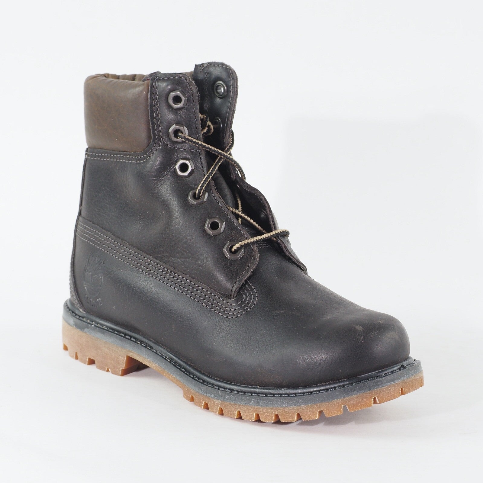Womens Timberland Premium 6 Inch A1TLX Black Leather Waterproof Walking Boots