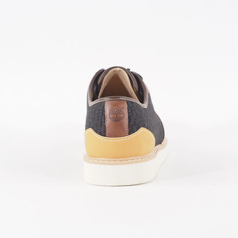 Mens Timberland Newmarket Homerun A17AP Brown Leather Lace Up Casual Shoes