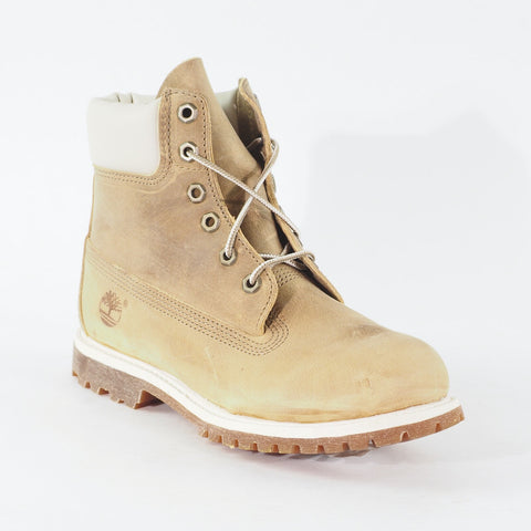 Womens Timberland Premium 6 Inch 24629 Burnished Grey Leather Waterproof Boots