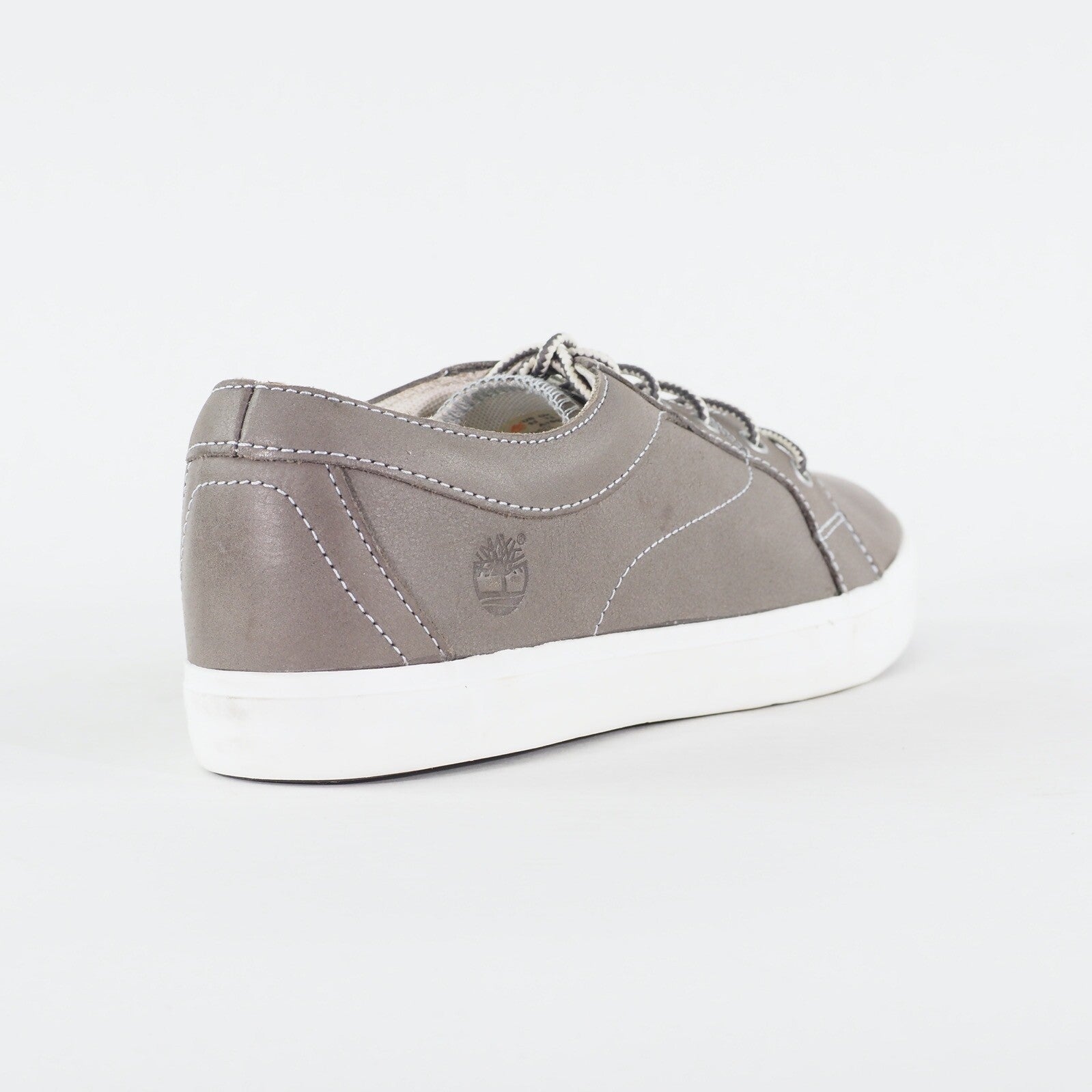 Womens Timberland Brattleboro A15ST Medium Grey Leather Low Lace Up Casual Shoes