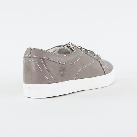 Womens Timberland Brattleboro A15ST Medium Grey Leather Low Lace Up Casual Shoes