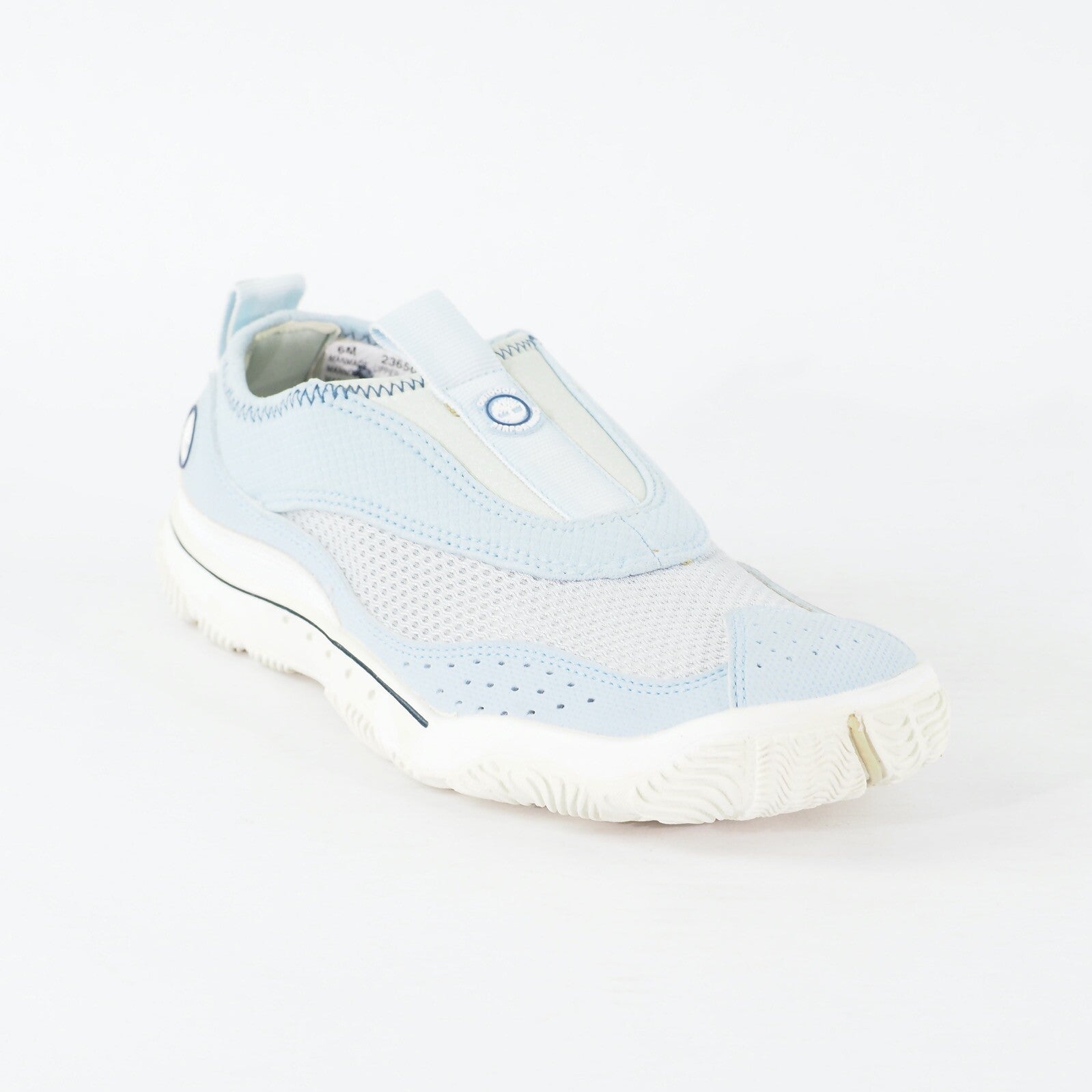 Womens Timberland Tide Line 23650 Light Blue Fabric Slip On Casual Trainer Shoes