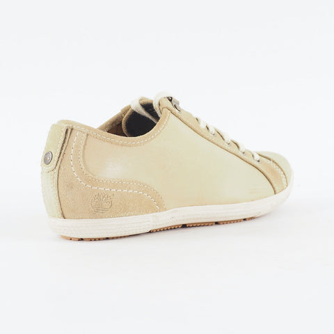 Womens Timberland EK Ballard Oxford 3304R Tan Leather Lace Low Top Casual Shoes