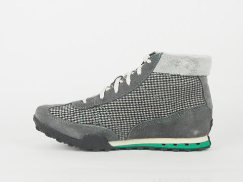 Womens Timberland Earthkeepers Greeley Mid 5760A Grey Leather Tweed Boots