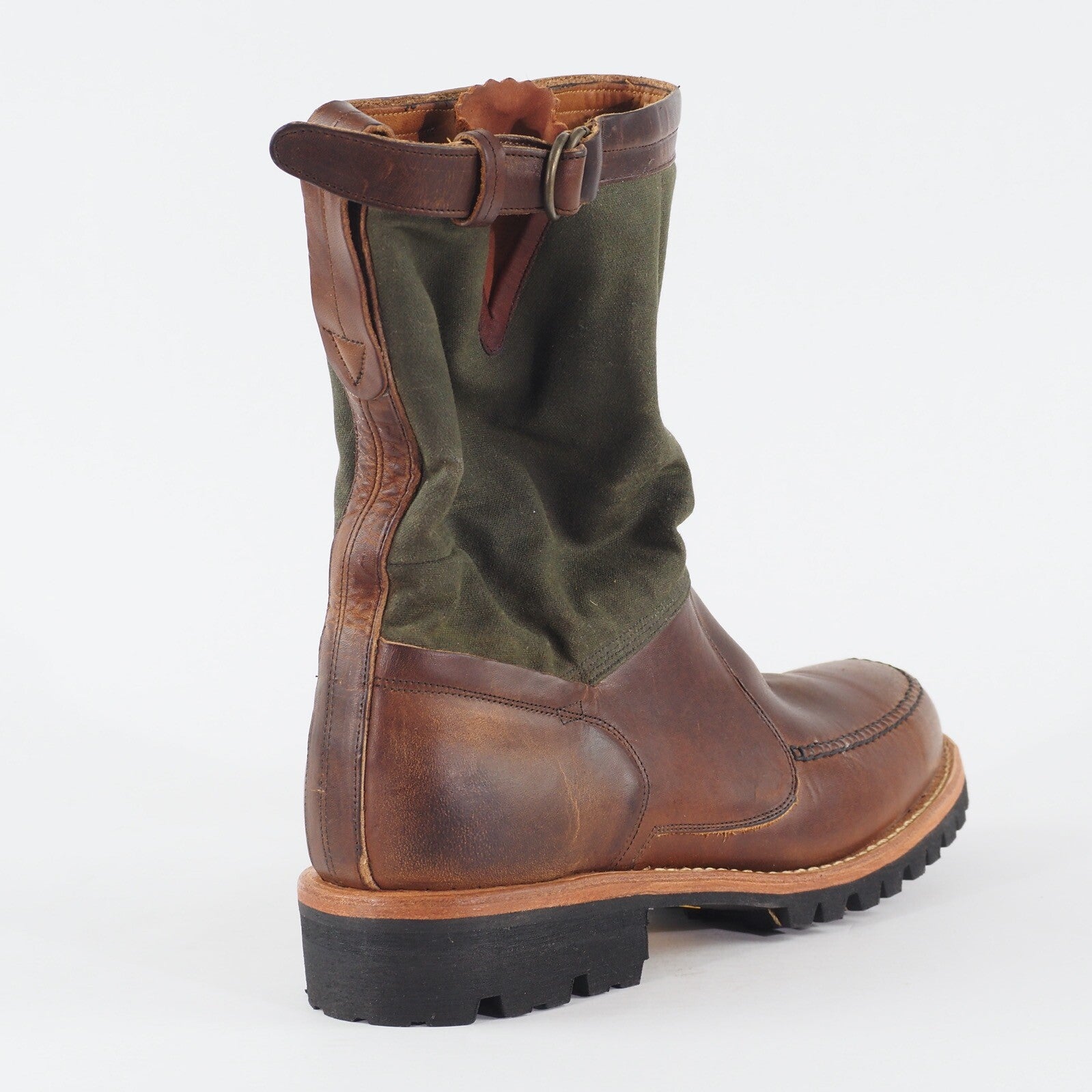 Mens Timberland GYW Tackhead Boot Company 76122 Tan Pull On Strong Leather Boots