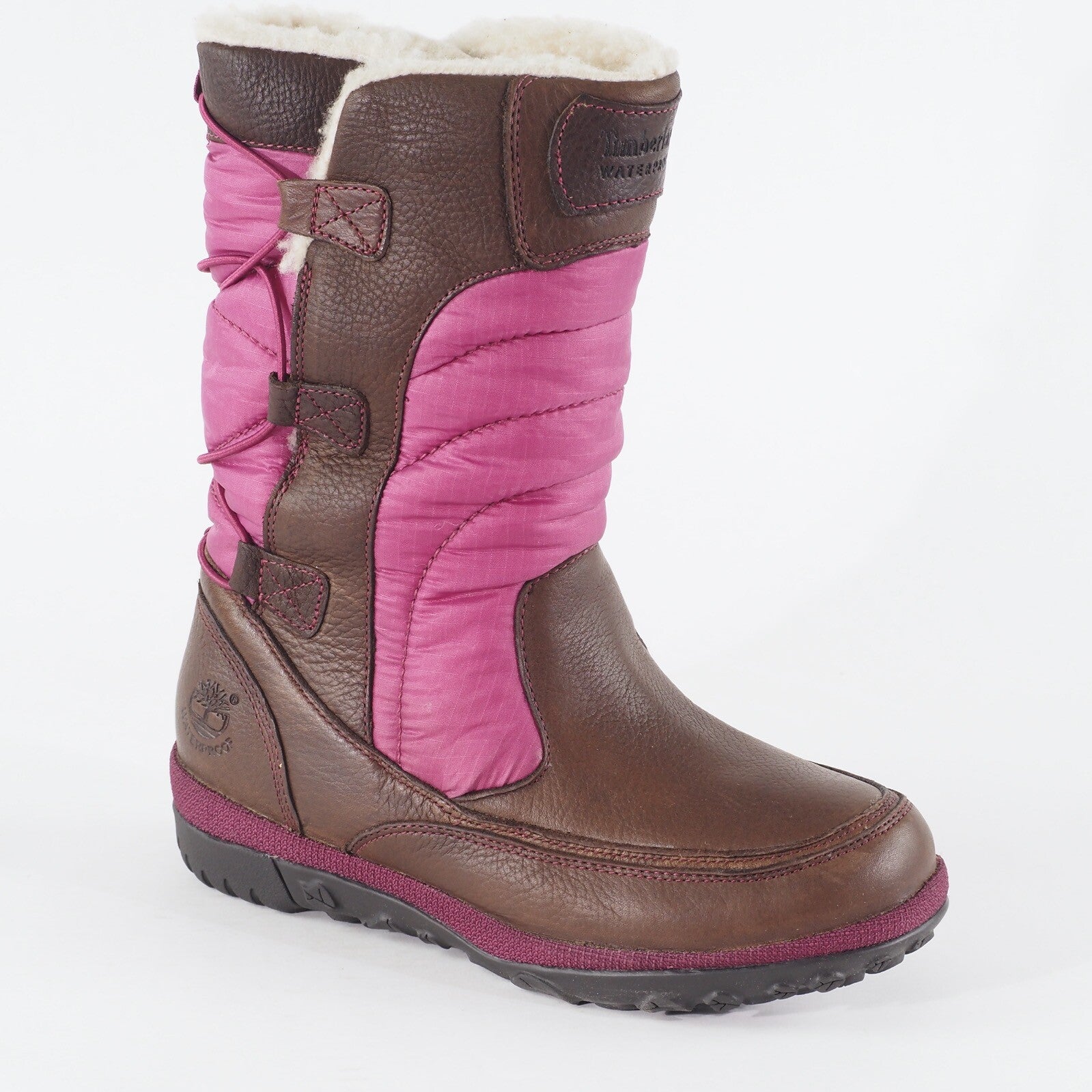 Womens Timberland Crystal Mountain 17694 Leather Cotton In Waterproof Boots