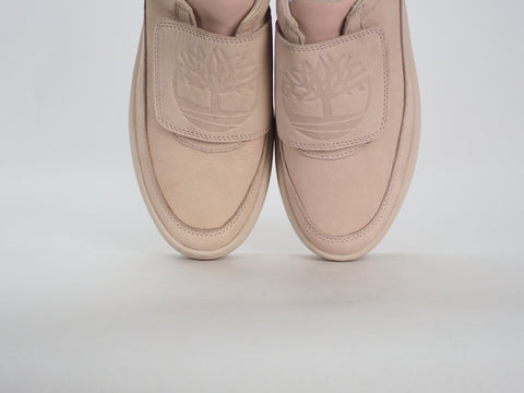 Womens Timberland Ruby Ann A22WN Light Pink Leather Casual Slip On Trainers UK 5