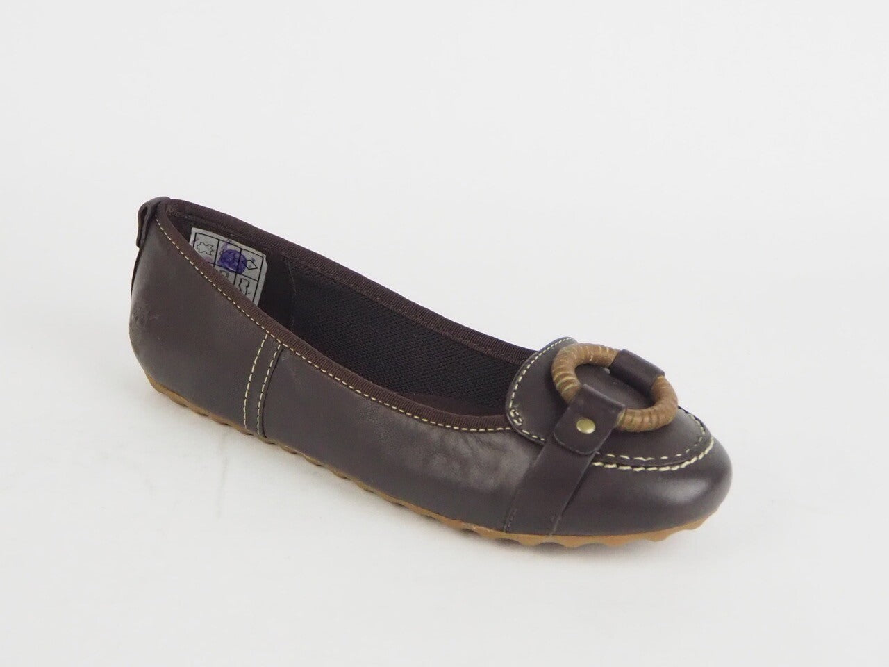 Womens Timberland Earthkeepers 62113 Brown Leather Slip On Loafers Ladies Shoes