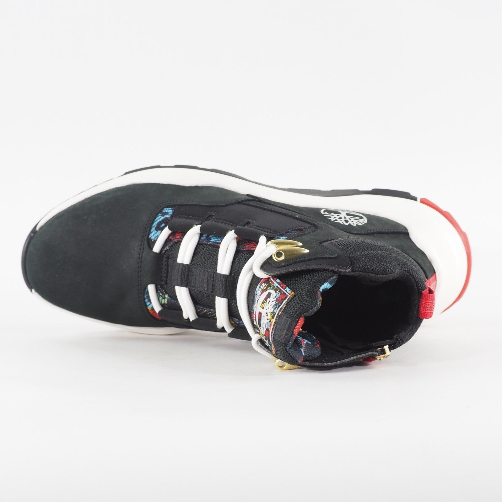 Mens Timberland Madbury A2PTC Black Nubuck Leather Zip Up Sneaker Boots