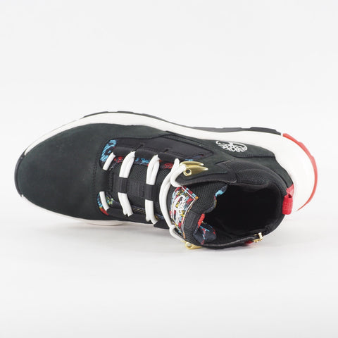 Mens Timberland Madbury A2PTC Black Nubuck Leather Zip Up Sneaker Boots