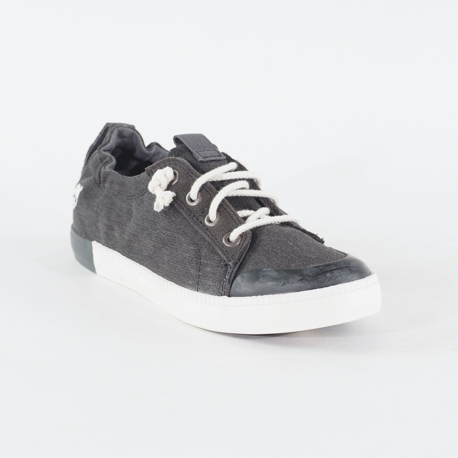 Womens Timberland Newport Bay A15MU Black Canvas Lace Up Low Top Casual Shoes