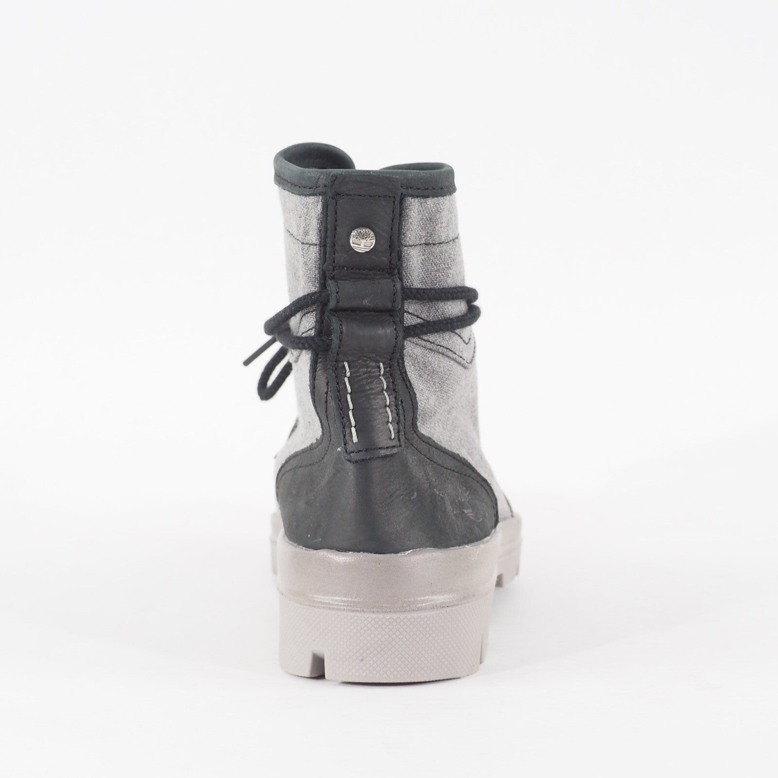 Mens Timberland Cityblazer A1GFV Light Grey Canvas Lace Up Walking Boots