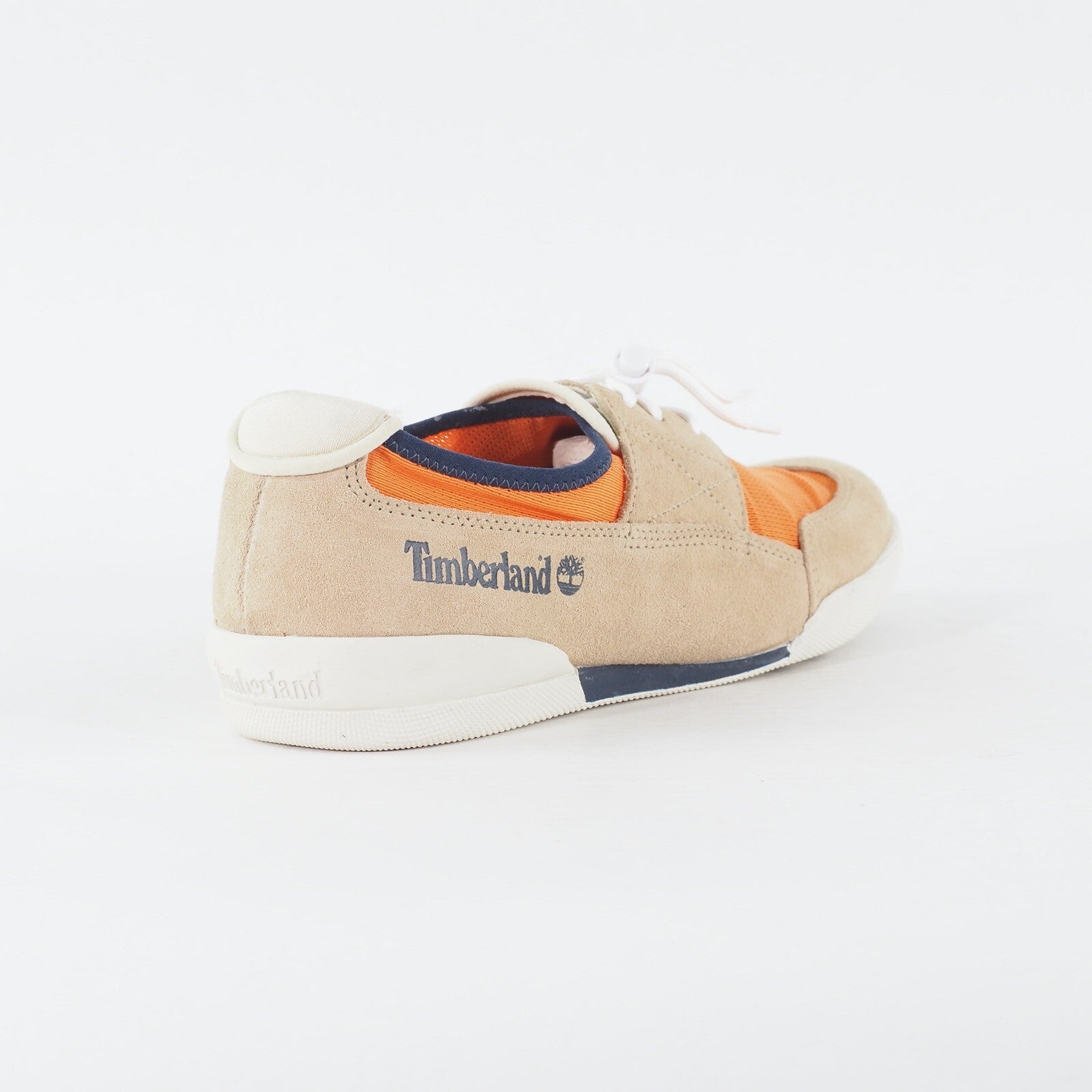 Mens Timberland TBL 30 67563 Tan Orange Leather Mesh Lace Up Casual Shoes 