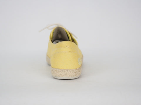 Womens Timberland Cascobay Juteox A1FXB Yellow Light Casual Lace Up Low Trainers