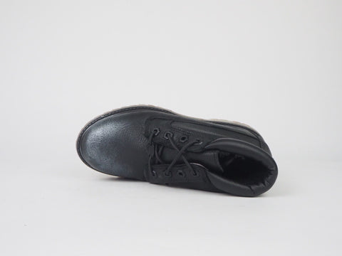 Womens Timberland Nellie Chukka Double Black A12PK Leather Waterproof Boots 