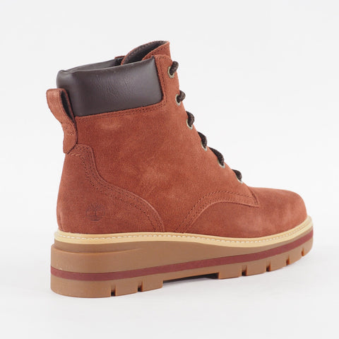 Womens Timberland Cheyenne Valley A2JX3 Medium Brown Suede Mid Lace Up Boots