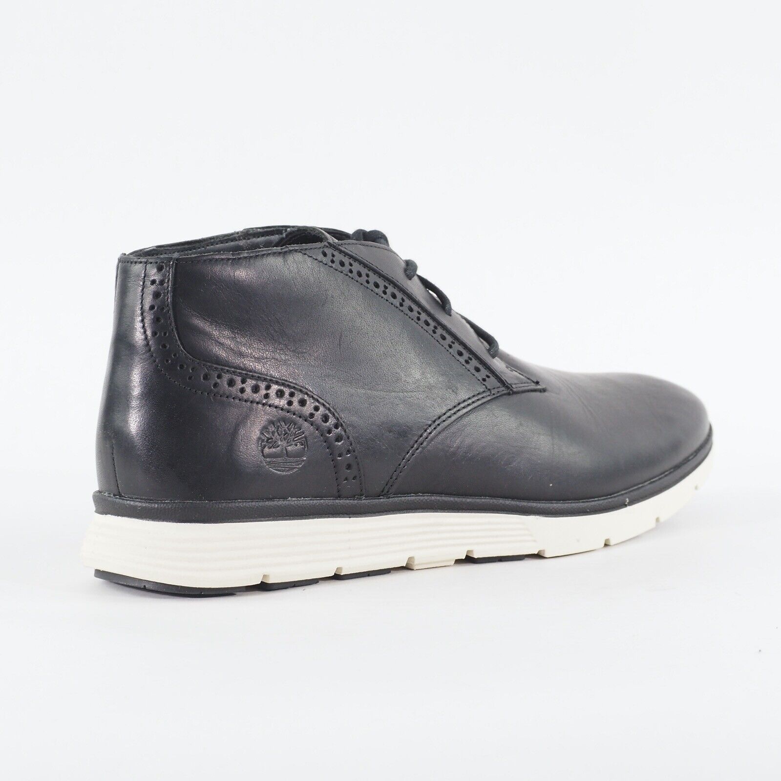 Mens Timberland Franklin Park Chukka A1L7H Black Leather Lace Up Casual Shoes