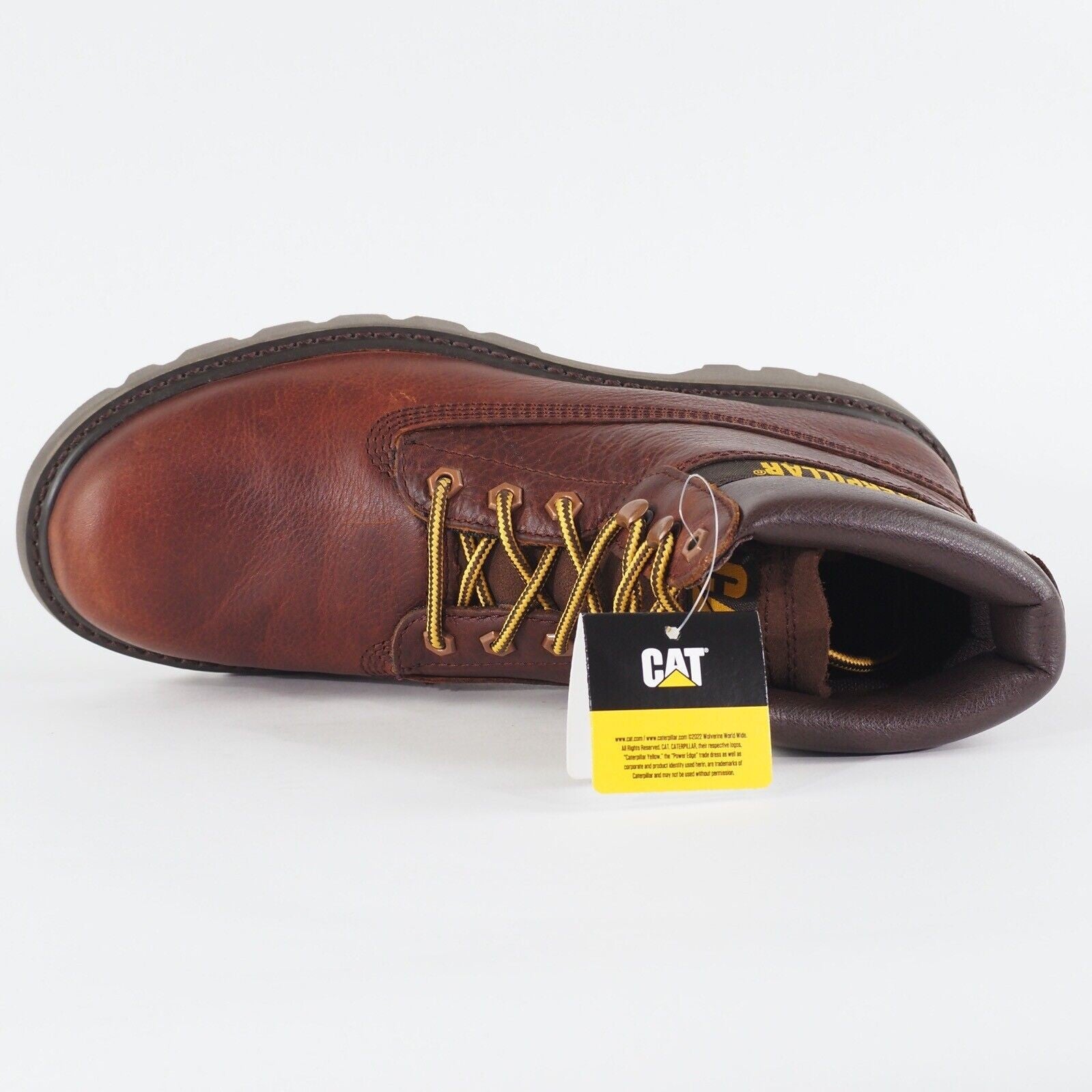 Mens Caterpillar Colorado 2.0 P110962 Leather Brown Water Resistant Boots UK 8.5