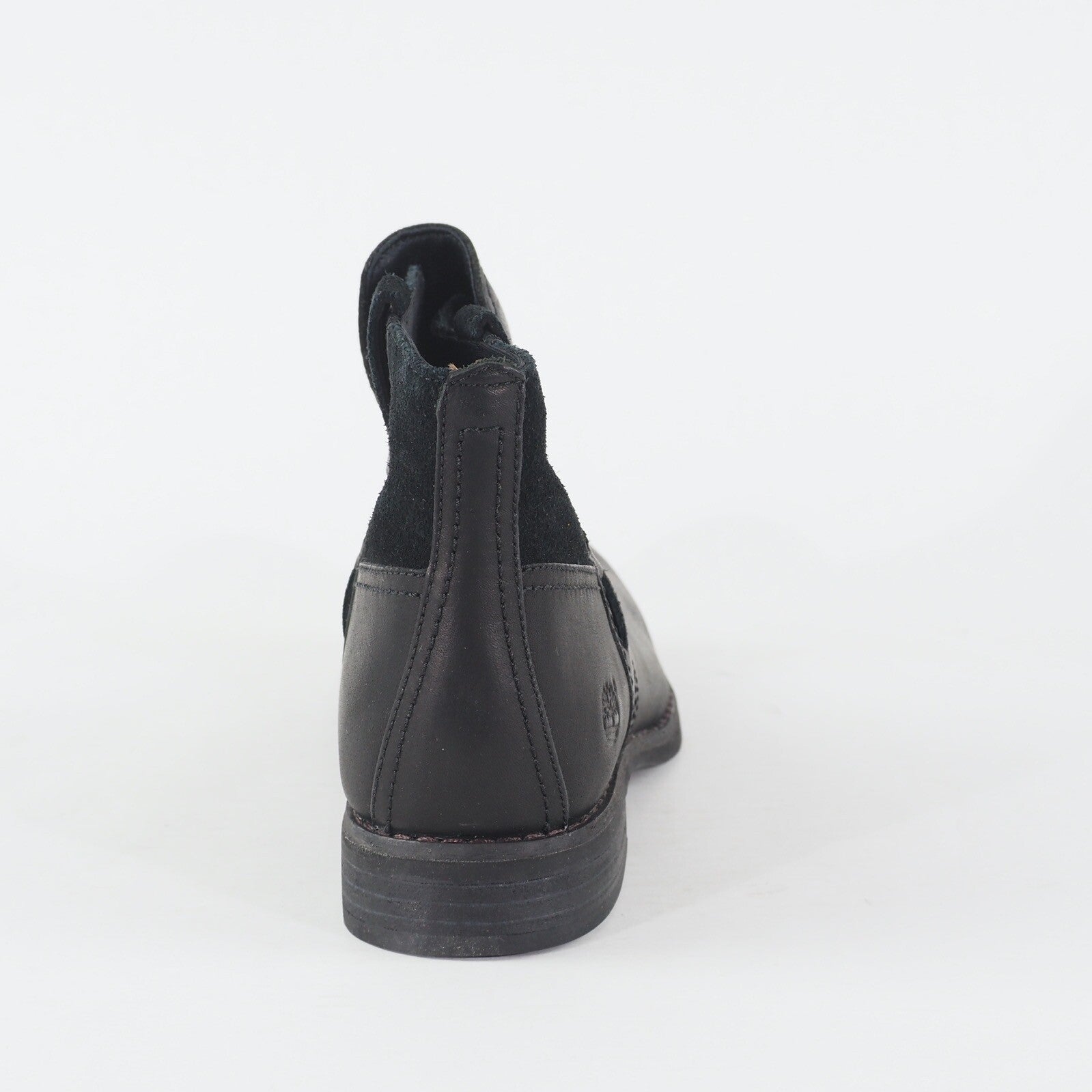 Womens Timberland Chelsea 8705R Black Leather Casual Pull On Ladies Boots